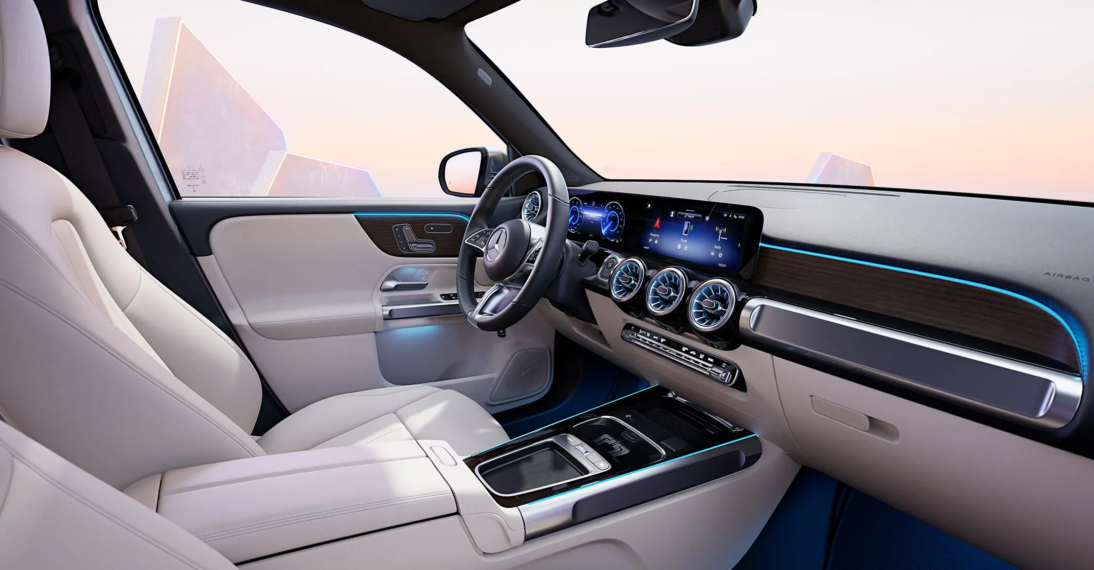 ภายใน Mercedes-Benz EQB มือสอง หรูหรา ทันสมัย