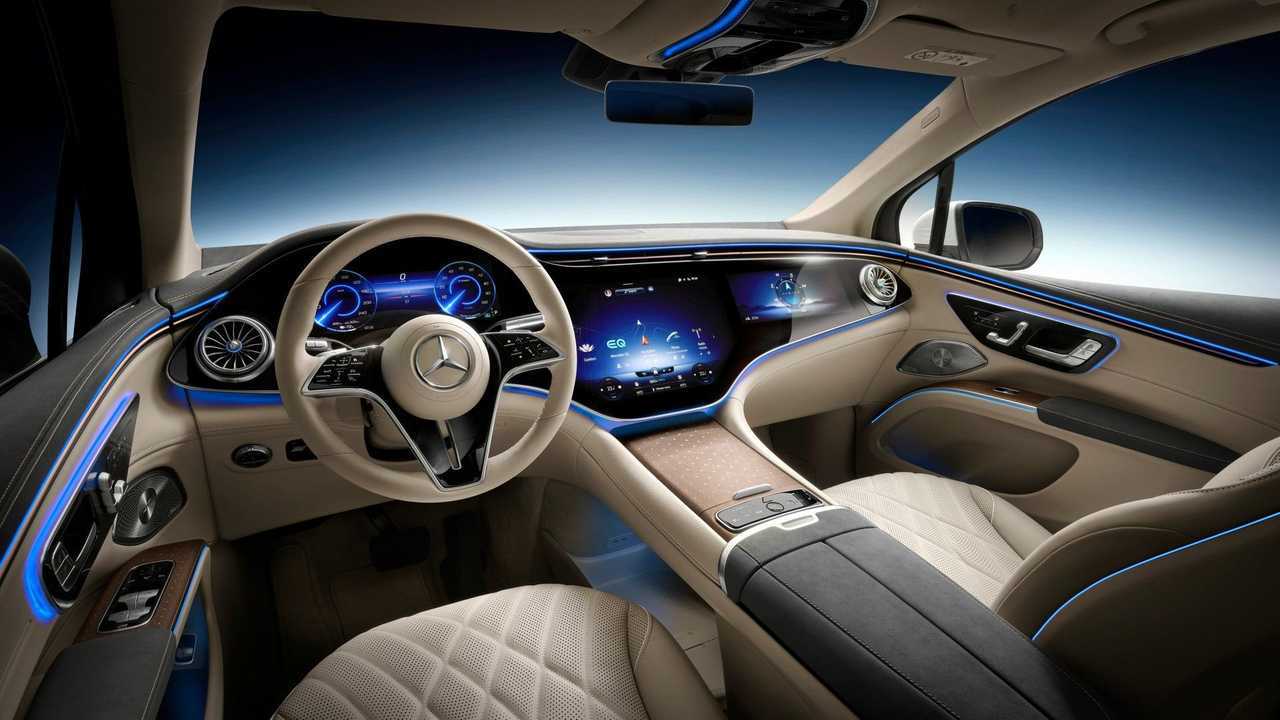 ภายใน Mercedes-Benz EQS มือสอง หรูหรา ไฮเทค