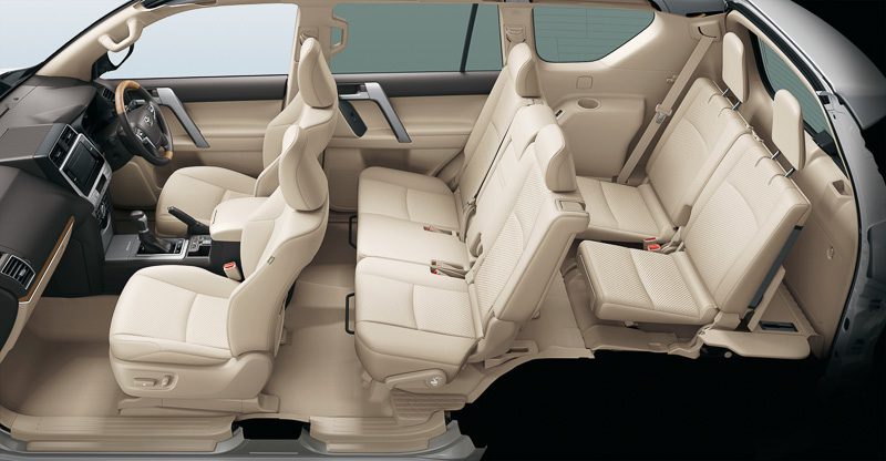 ภายใน Toyota Prado มือสอง SUV ขนาดกลาง