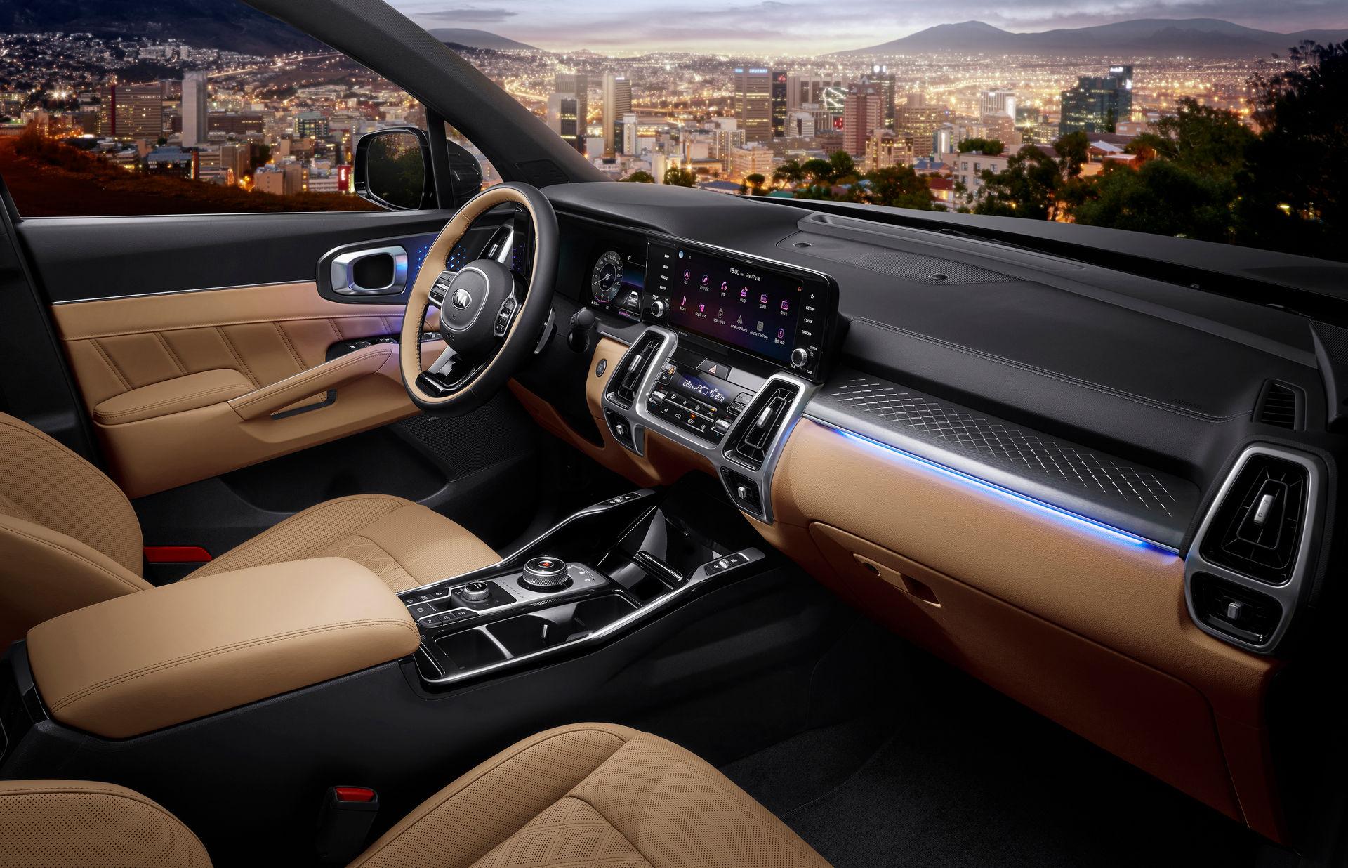 ภายใน Kia Sorento มือสอง กว้างขวาง