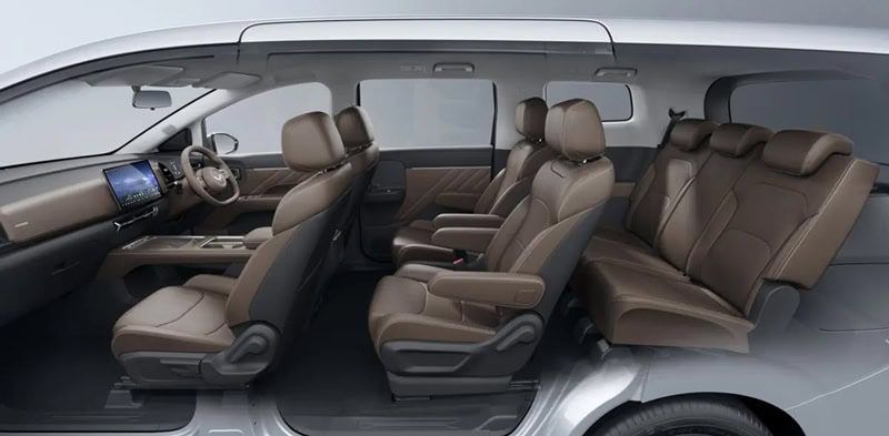 ภายใน Wuling Starlight EV มือสอง หรูหรา กว้างขวาง